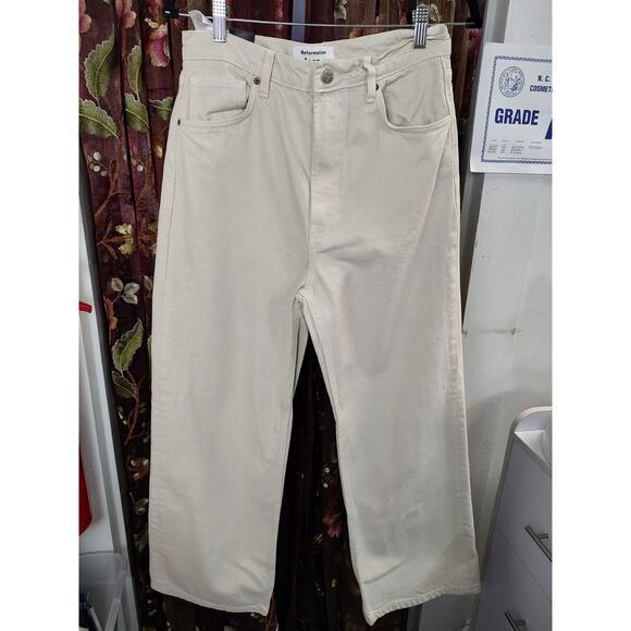Reformation Wilder Denim High Rise Ankle Jeans Size 30 New $188 - Picture 1 of 13